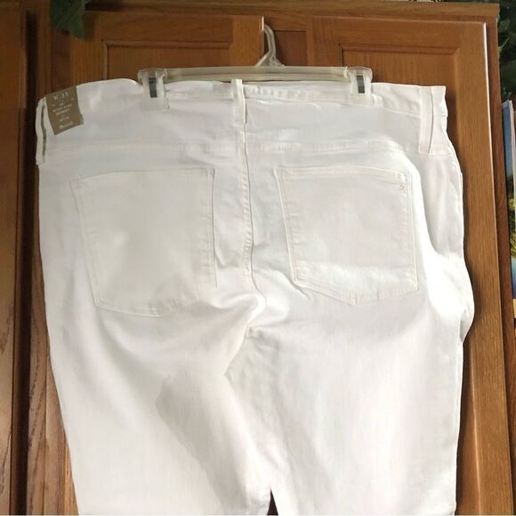 MADEWELL 10” High Rise Button Fly Skinny Jeans Frayed Hem Size 35P - Picture 7 of 10